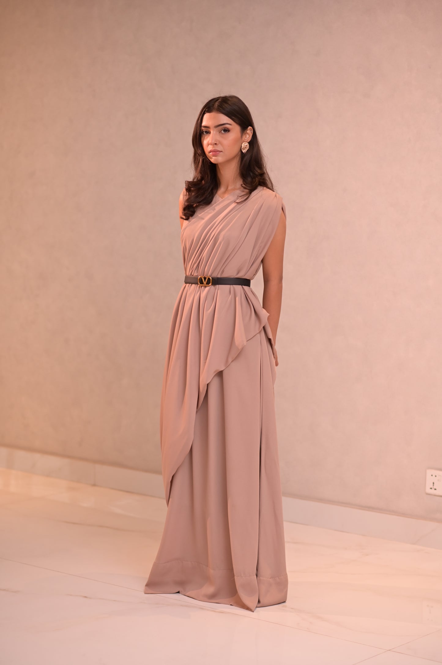 Draped Maxi Dress