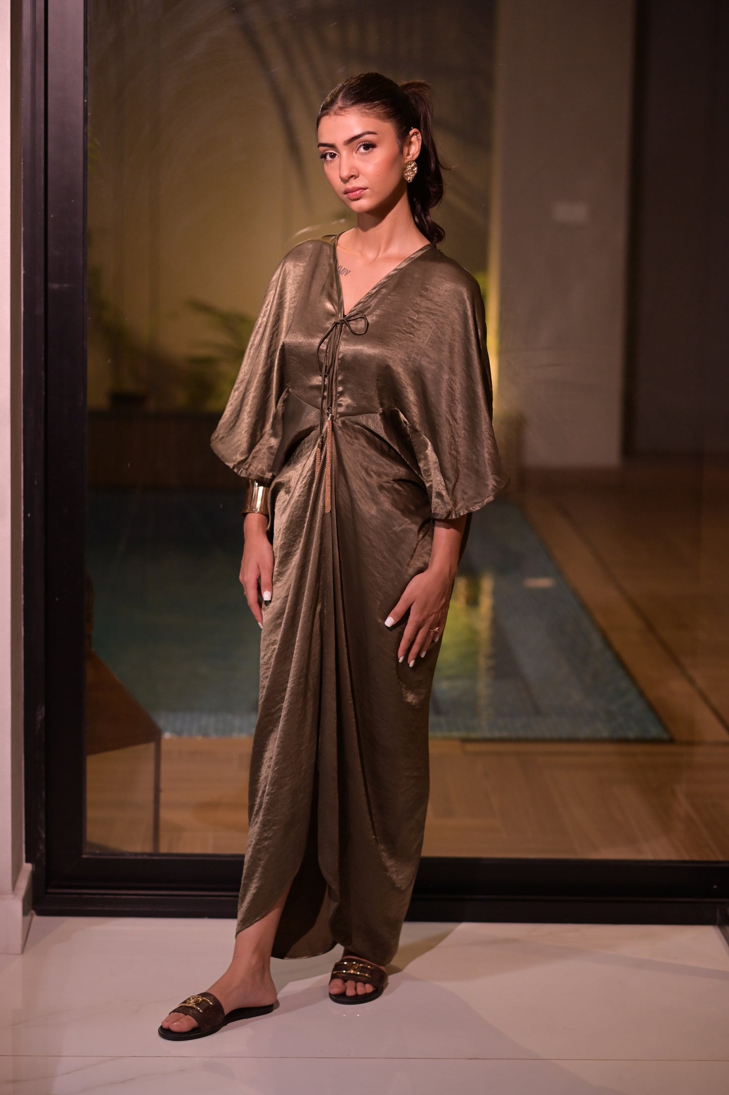 Glim Satin Kaftan